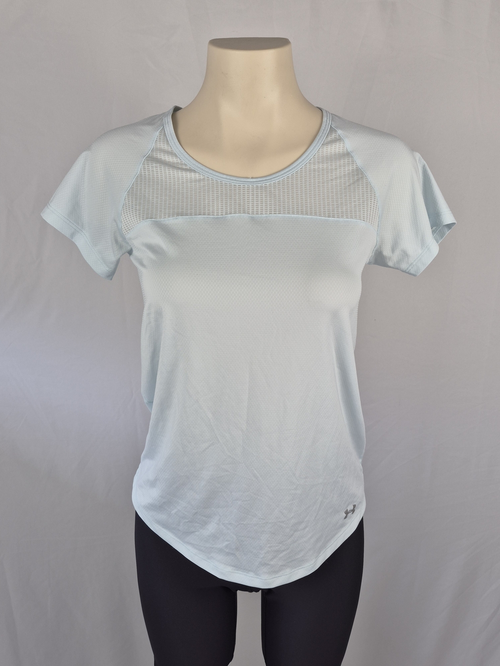 Under Armour Light Blue Men’s HeatGear Short Sleeve Top